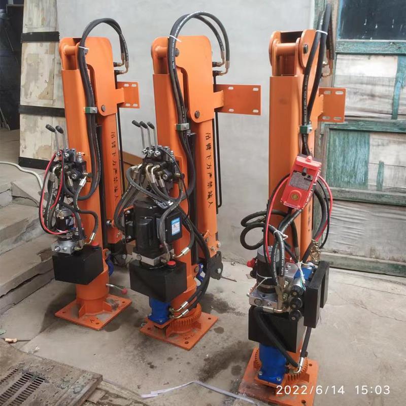 平城区重汽蓝牌随车吊 3.2吨 国六动力强 液压驱动 农用自卸起重机